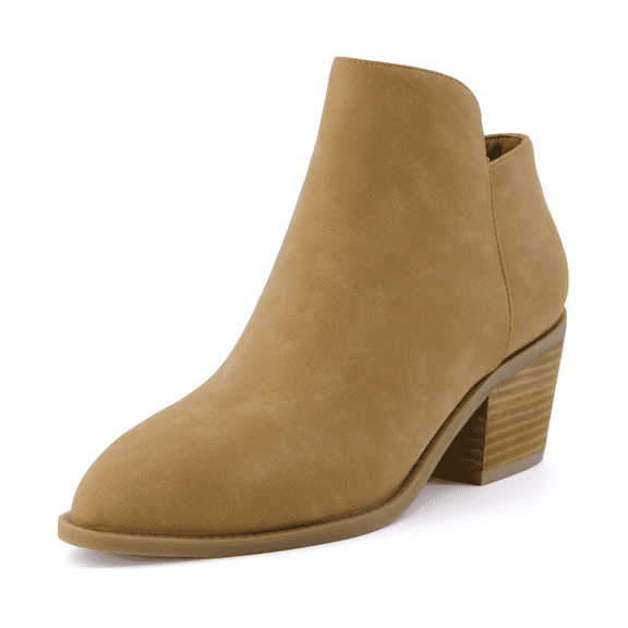 Cushionaire Women's Rip Ankle Bootie Memory Foam, Wide Widths Available