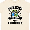 thumbnail image 4 of Inktastic Rockstars Are Born in February Birthday Boys or Girls Toddler T-Shirt, 4 of 5