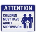 thumbnail image 1 of Children Must Have Adult Supervision Sign, Pool Sign,, 1 of 1