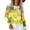 Yellow, variant on Bovemsi Womens Sweatshirts Fashionable Autumn Tie Dye Pattern Casual Long Sleeved Loose T Shirt Top Fall Fashion Outfits 2025 Clothes