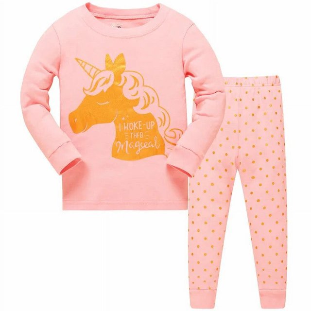 Conjuntos de Pijamas 100% de algodón para niños y niñas de 3 a 8 años, ropa de dormir Infantil, Moda Infantil, navidad