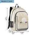 thumbnail image 2 of FORMRS Unisex School Backpack 17" Student Travel Bag with Laptop Compartment, Sunshine, 2 of 7