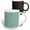 Multicolor, variant on 3drose, Tessellation of Geometric Shapes Art Deco Scales Pink Green, 15oz Mug