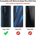 thumbnail image 2 of Case for Motorola Edge Plus 2022 (Edge+ 2022) / Edge Plus 5G UW 2022, Crystal Clear Cover with Reinforced Corner Bumper Slim Fit Shockproof Flexible TPU Phone Case - Transparent, 2 of 7