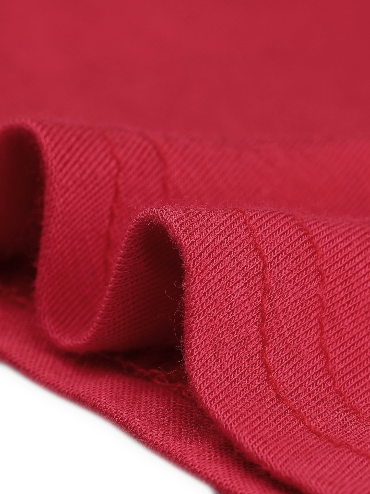 DARING DIVA Women's Sleeveless Tank Dress Basic Nightgown with Pockets M Red