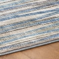 thumbnail image 5 of Addison Rugs Dream Shag Premium Machine Washable Transitional Textured Stripes Blue Runner Rug, 2'3" x 7'6", 5 of 8
