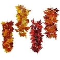 thumbnail image 3 of Xinhuaya Autumn Maple Leaf Garland, 21.65" Artificial Silk Foliage for Thanksgiving Decor, 3 of 5
