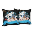thumbnail image 6 of Ambesonne Cartoon Throw Pillow Cover 2 Pack, Wonderland Tale, 20", Multicolor, 6 of 6