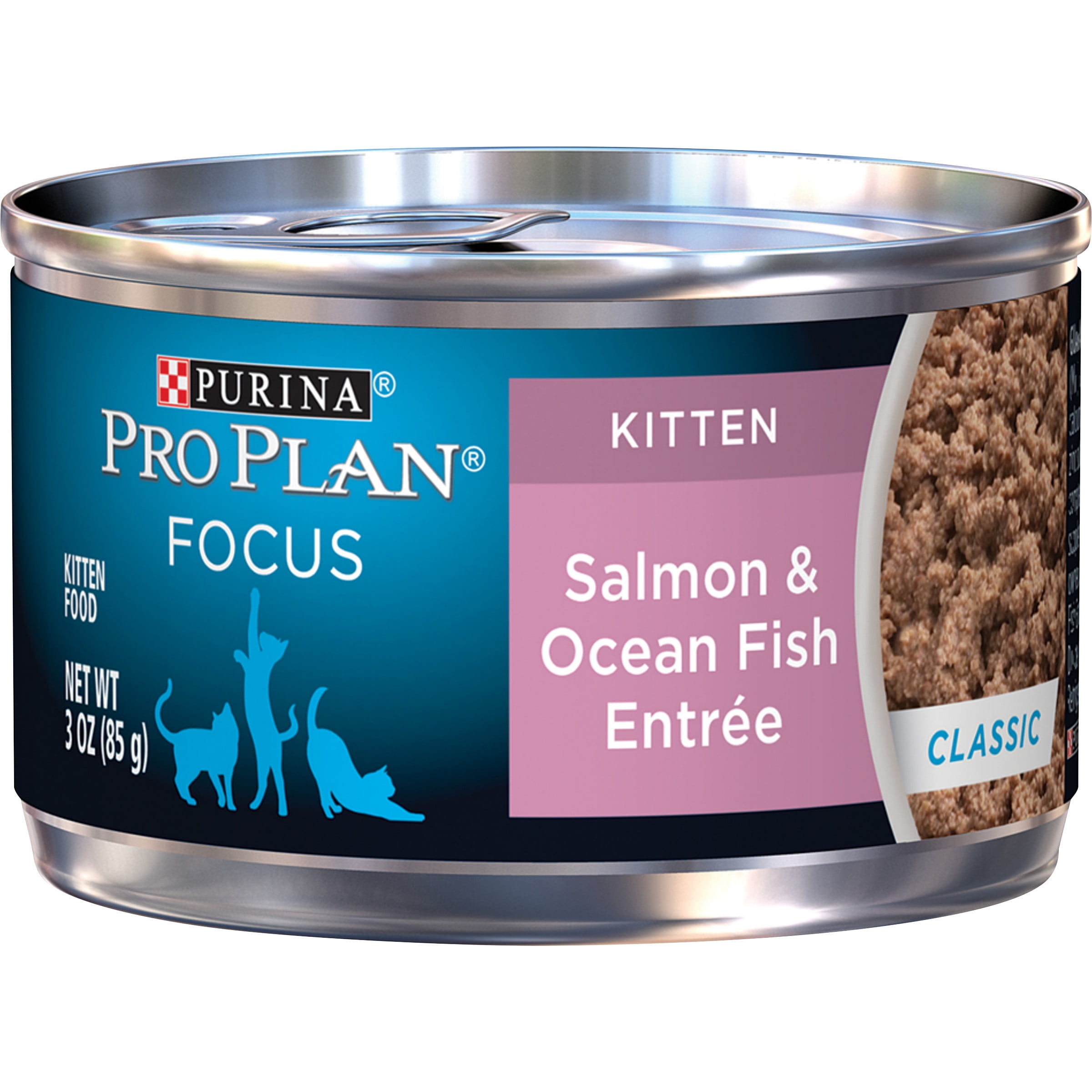 (24 Pack) Purina Pro Plan Pate Wet Kitten Food, FOCUS Salmon & Ocean