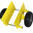 thumbnail image 7 of 600lb Panel Dolly 10in Pneumatic Wheels Yellow Heavy Load, 7 of 7