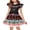 Black, variant on Grblisyd Girl Christmas Dress Little Kids Cute Flutter Sleeve A-Line Flowy Beach Dresses Fashion Casual Midi Sundress