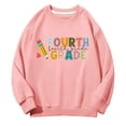 thumbnail image 3 of Mercatoo Sweatshirts for Girls Boys First Day of School Fourth Grade Graphic Pullover Tops Tween Trendy Long Sleeve Shirt, 3 of 6