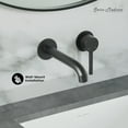 thumbnail image 3 of Ivy Single-Handle Wall Mount Bathroom Faucet in Matte Black, 3 of 12
