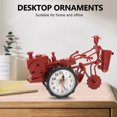 thumbnail image 4 of YSTINNG Desktop Clock Tractor Shape Accurate Time Setting Plastic 23.5x14x10cm Decorative Practical Clock Ornament C311-1855, 4 of 6