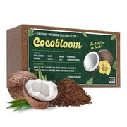 Organic Coco Coir - Coco Bloom by GROWVIDA - Low EC & PH Levels - Growing Medium for Plants, Vegetable Gardens, Herbs and More - Indoor & Outdoor (Coco Coir - 1 - (1.4 LB Brick)