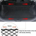 thumbnail image 3 of XINQIHANG Dog Car Barrier Dual Layer Car Pet Safety Net 47x35”Auto Mesh Adjustable Elastic Rear Area Cargo Net Vehicle Separation Fence Gate Stretchable Truck Bed Net Cat Restraint Sedans Backseat Di, 3 of 5