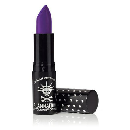 Electric Amethyst Purple Lethal Lipstick Manic Panic Vampire Goth Glam Luscious