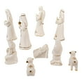 thumbnail image 4 of Kurt Adler 2-6.75-Inch Gold and White Nativity Table Piece, 9 Piece Set, 4 of 4