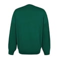 thumbnail image 5 of Womens St Patricks Day Sweatshirt, Oversized Crewneck Knit Sweater - Long Sleeve Drop Shoulder Solid Color Comfort Pullover Top For St Patricks Day,Size:M, 5 of 5