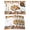 Off-White, variant on Fall Pumpkins Placemats Set of 4, Thanksgiving Maple Leaf Sunflower Vintage Placemats for Dining Table, Place Mats for Kitchen Tabletop, Waterproof Wipeable Dining Table Mats Set