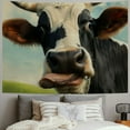 thumbnail image 2 of Autua Cow Theme Tapestry Wall Hanging Unique Style Graphic Home Wall Decor Art for Living Room Bedroom Apartment Farmhouse Dorm 4 Sizes Available 40x60inch, 2 of 6