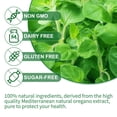 thumbnail image 3 of Organic Oregano Oil Liquid Drops, Immune Support, Digestive Gut Health, Non-GMO, Gluten Free, 2 fl oz, 3 of 12