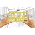 thumbnail image 6 of Traceease Geometric Drafting Circle Molded Template Drawing Stencil, Designing Template Measuring Ruler, 6 of 6