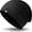 Black, variant on Thin Slouchy Beanie Hat - Soft for Chemo Hair Loss, All Day & Night Wearable Sleep Cap, Warm Stretchy for Men Women (Black)
