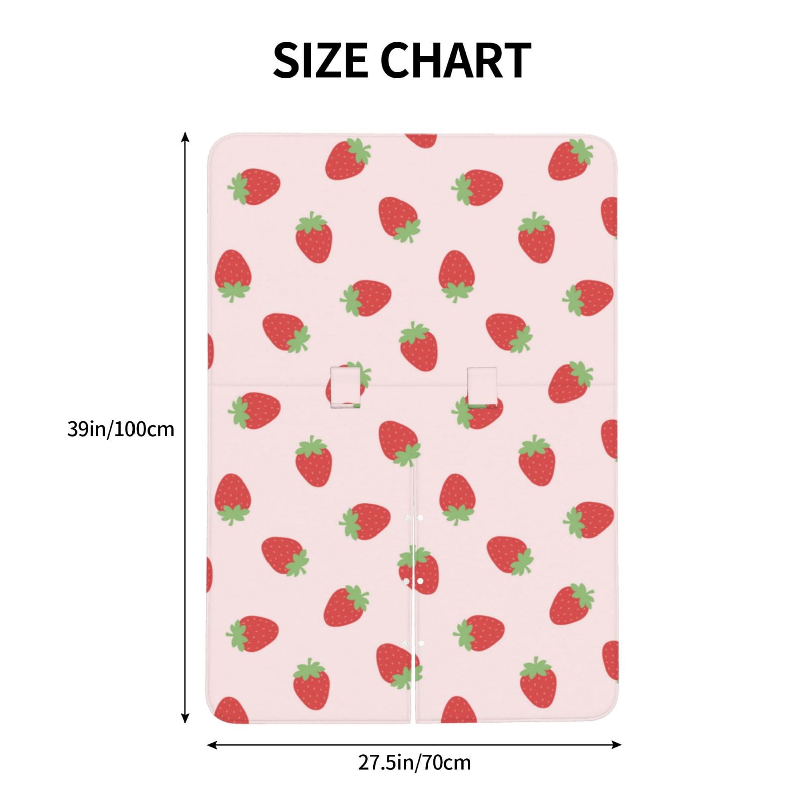 Naloa Strawberry Baby Car Seat Cover, Breathable Baby Carrier Cover, Multiuse Baby Carrier Cover & Nursing Breastfeeding Cover