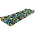 thumbnail image 3 of Blazing Needles 55-inch by 19-inch Tufted Patterned Outdoor Spun Polyester Loveseat Cushion, 3 of 5