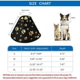 thumbnail image 3 of Dog Paw Prints Soft Cat Dog Recovery Collar Adjustable Cat Cone Wound Healing Protective After Surgery for Cats, 3 of 7