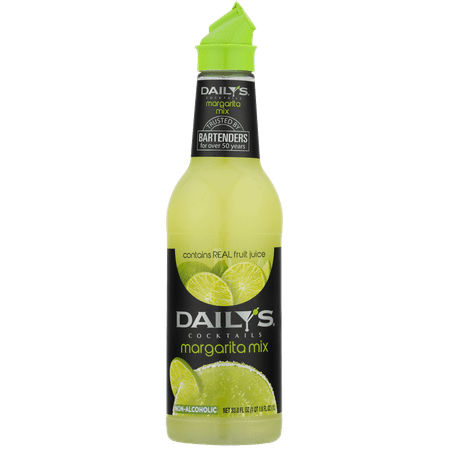 Daily's Cocktail Mix Non-Alcoholic | Bar Pub Restaurant | 33.8 oz. Pack of 2 | (Margarita)