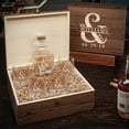 thumbnail image 2 of Love & Marriage Draper Decanter Set with Engraved Buckman Glasses, 2 of 4