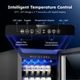 thumbnail image 3 of Simzlife 15" Built-in Beverage Refrigerator, 130 Cans Beverage Cooler, Under Counter Beer Fridge  for Soda, Water, Wine for Kitchen, Bar or Office, 3 of 10