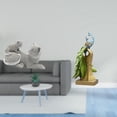 thumbnail image 2 of Escultura de de gato, adorno de mesa, artesanía, figura decorativa, estatua de animal para dormitorio, sala de estar, oficina, inauguración, 2 of 8