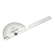 Uxcell 0-180 Degree Protractor with 10cm Swing Arm Stainless Steel for Woodworking Drawing