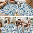 thumbnail image 5 of Blue Bubble Area Rugs 2.7'x5', Washable Small Throw Rugs for Kitchen Bedroom, Watercolor Ocean Bubble Summer Beige Indoor Outdoor Rug Non-Slip Low Pile Carpet Runner Reversible Floor Mats, 5 of 8