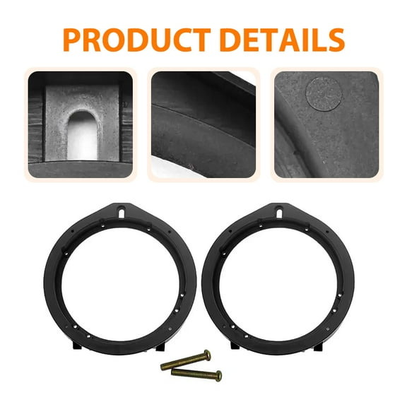 2pcs speaker washers Compatible with  for Honda  Accord 6.5-inch’ Car Door Speaker Spacers Adapter