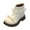 White, variant on Gvdentm Size 12 Girls Boots Girls Mid-Calf Boots Chunky Low Heel Back Zip Booties Pearl Trim Riding Boot Pu Leather Hiking Outdoor Combat Shoes(White,3)