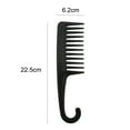 thumbnail image 2 of Peine de dientes anchos para cabello rizado, cabello largo, cabello mojado, peine para desenredar, peine para cabello con paleta, 2 of 5