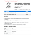thumbnail image 2 of Spark Plug Wire Set - Compatible with 2007 - 2008 Chevy Suburban 1500, 2 of 2