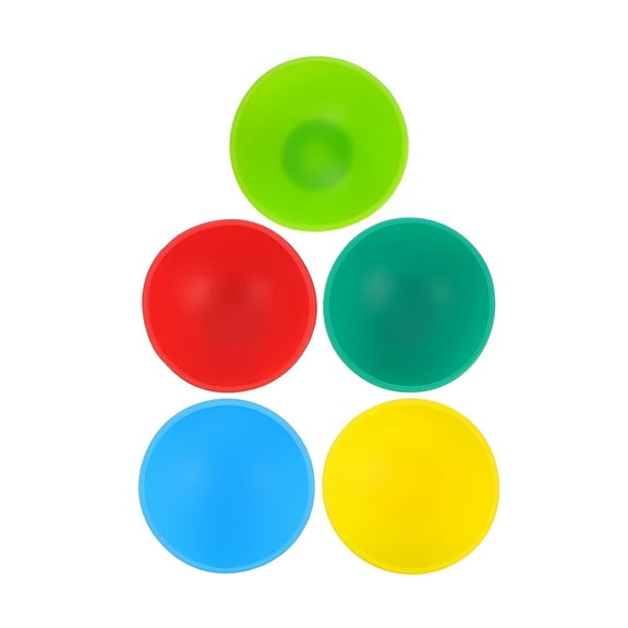 LAMIRO 1 Set 5Pcs Mini Baby Food Bowls Practical Sauce Dipping Bowls (Assorted Color Baby Bowls)