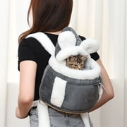 Winter Cat Backpack Carrier Pet Travel Bubble Front Carrier for Small Dogs Cats Portable Pet Carrier Backpack with Breathable Window Comfortable Pet Carrier for Hiking Walking Outdoor Adventures