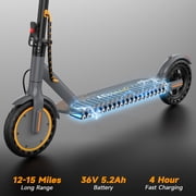 ALLOWEEK AW01L Electric Scooter for Adults, 350W Motor, 23-mile Long Range, 8.5 Solid Tires, Aluminum Frame Foldable Commuting E-Scooter