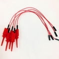 thumbnail image 3 of 5 piezas analizador lógico Cable sonda prueba gancho Clip línea hembra a hembra rojo Cola Analizador lógico Línea de gancho de prueba, 3 of 7
