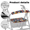 thumbnail image 5 of HELLHERO Tropical Flowers Rollator Walker Seat Covers Rollator Seat Covers and Easy to Use Machine Washable for The Elderly, 5 of 7