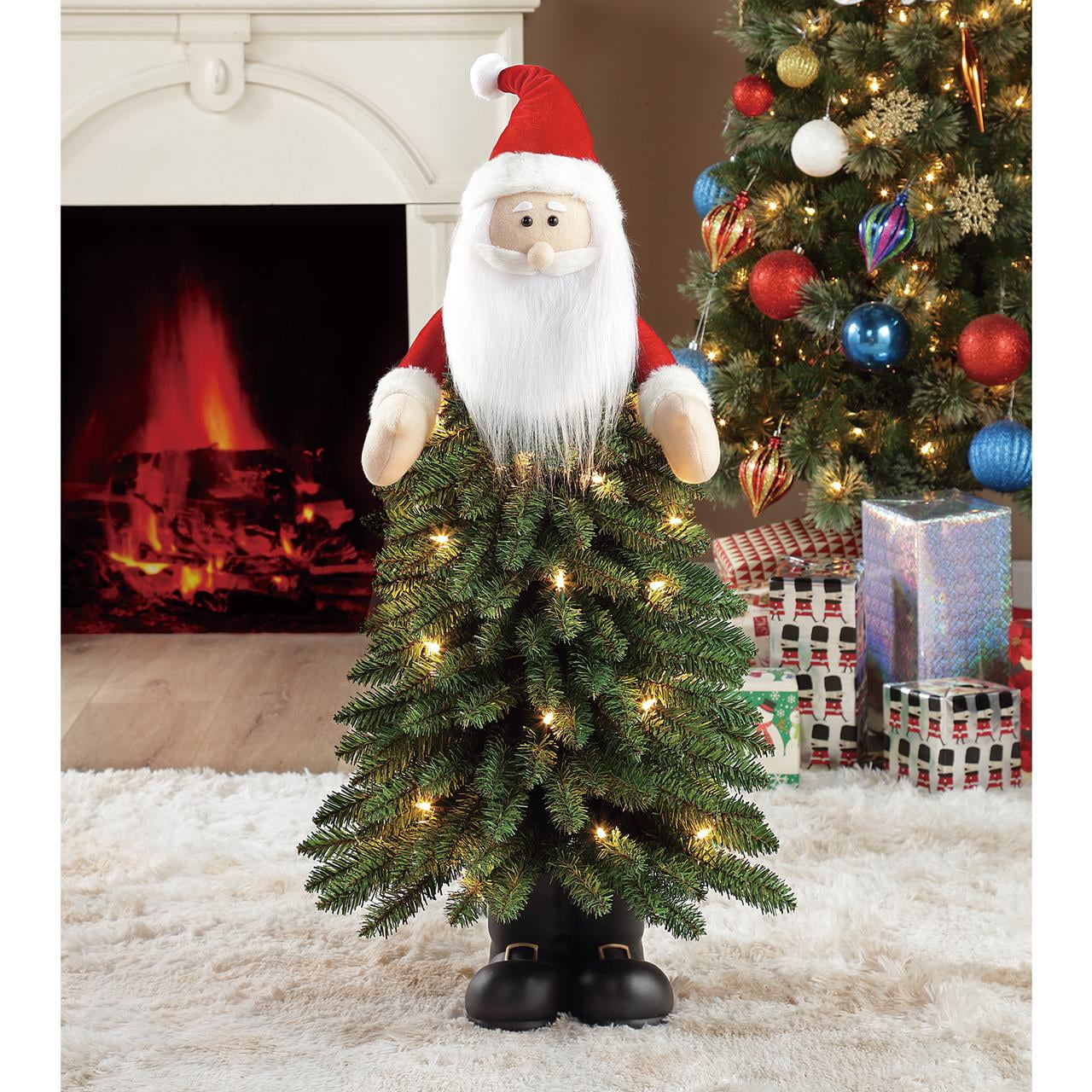 Holiday Time 3ft Santa Christmas Tree Clear Lights