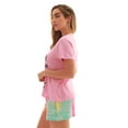 thumbnail image 2 of Just Love 100% Cotton Women Sleepwear Pajama Sets (Pink - Social Distance, X-Large), 2 of 3