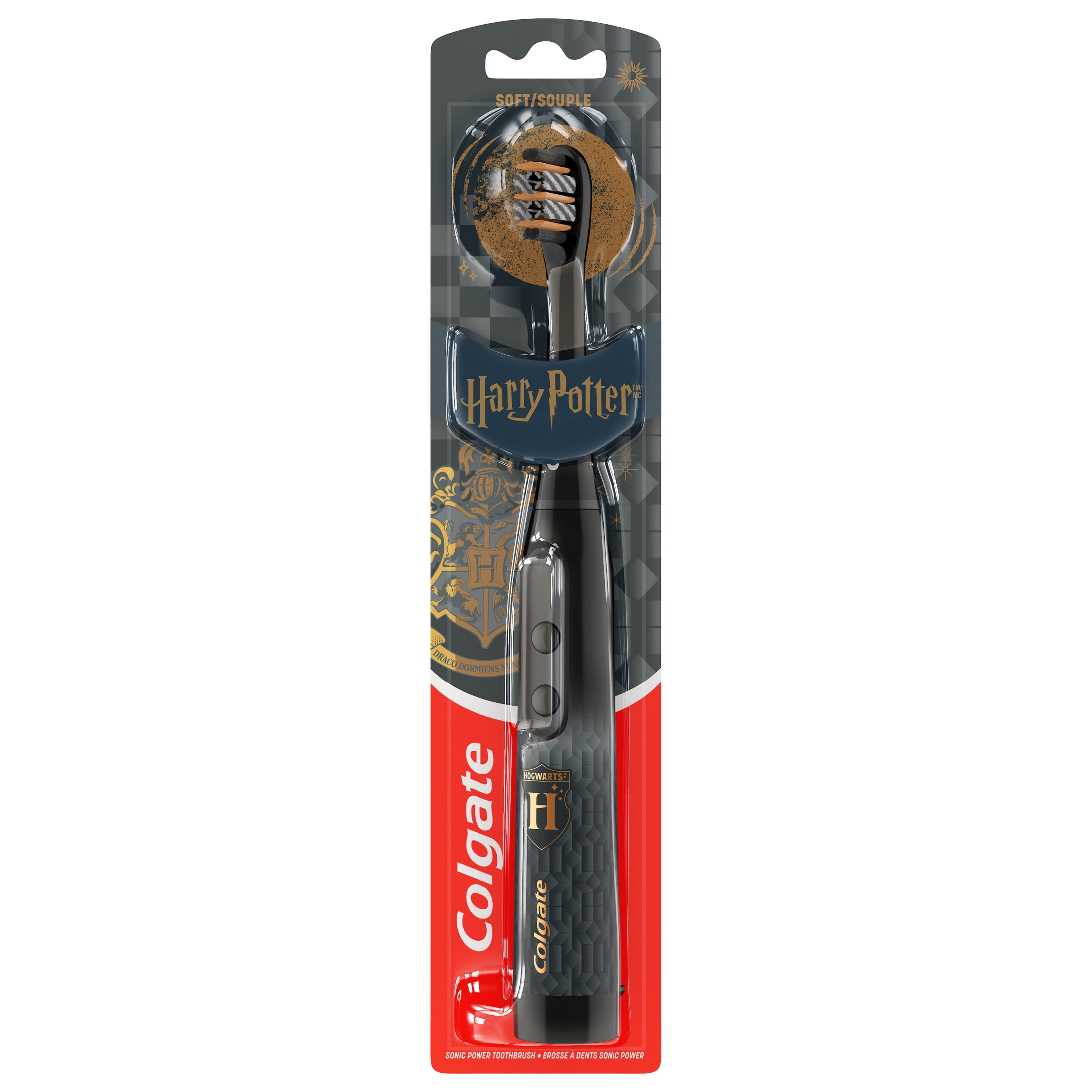 Colgate Harry Potter Adult Battery Powered Electric Toothbrush, Soft, 1 Pack