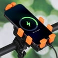 thumbnail image 3 of ZenCart Bicycle Phone Holder Eight-Claw Shock Absorbing Motorcycle Mobile Phone Mount 360-Degree Rotation Anti-slip Universal Bicycle Scooter Cell Phone Holder, 3 of 8